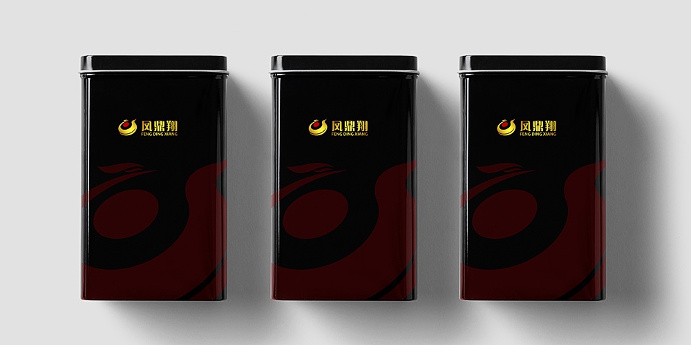 鳳鼎祥茶葉包裝設計鐵罐裝_高瑞品牌_北京包裝設計